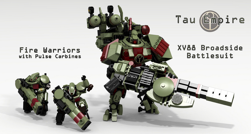Illustration for article titled Playing Warhammer 40K With Lego